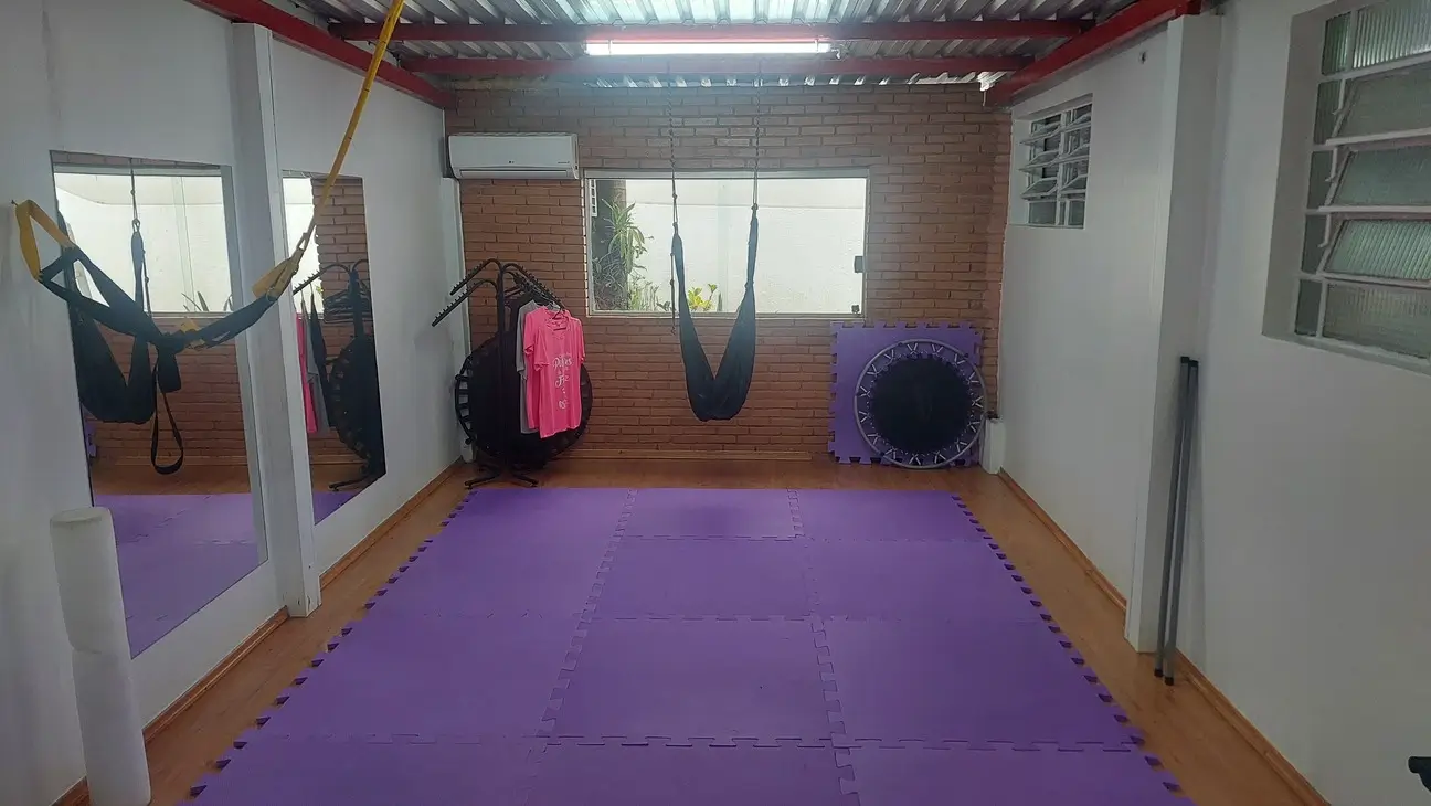 Recepção do estúdio AC Pilates e Fisioterapia